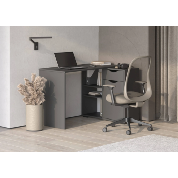 Стол письменный, арт.6-011110, графит (ГК) в Ивделе - ivdel.mebel-e96.ru