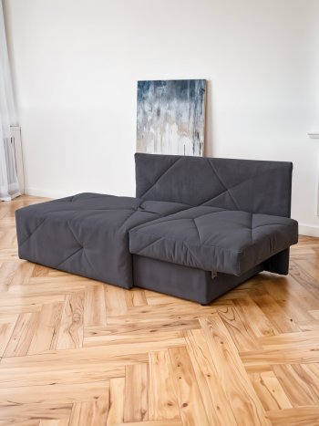 Диван 1010 графит, правый (BRENDOSS) в Ивделе - ivdel.mebel-e96.ru