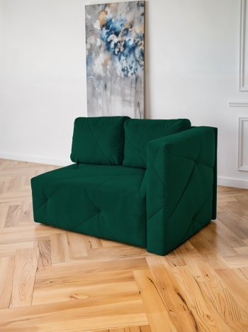 Диван 1010 изумруд, правый (BRENDOSS) в Ивделе - ivdel.mebel-e96.ru