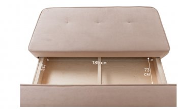Диван-кровать 1001 бежевый (Brendoss) в Ивделе - ivdel.mebel-e96.ru