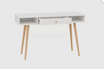 Стол письменный, арт.6-01102, белый (ГК) в Ивделе - ivdel.mebel-e96.ru