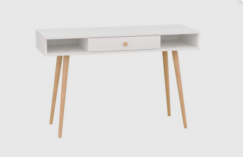 Стол письменный, арт.6-01102, белый (ГК) в Ивделе - ivdel.mebel-e96.ru