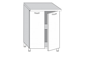 2.60.2 Кира Шкаф-стол с двумя дверцами (б/столешницы) в Ивделе - ivdel.mebel-e96.ru | фото