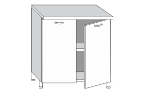 2.80.2 Грейс Шкаф-стол с двумя дверцами (б/столешницы) в Ивделе - ivdel.mebel-e96.ru | фото
