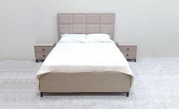 Кровать с подъемным механизмом Мега беж (Лин) в Ивделе - ivdel.mebel-e96.ru