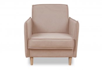 Кресло 831 Бежевый, велюр (Brendoss) в Ивделе - ivdel.mebel-e96.ru