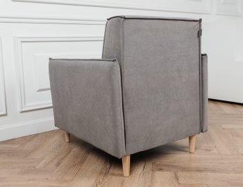 Кресло 831 Серый, велюр (Brendoss) в Ивделе - ivdel.mebel-e96.ru