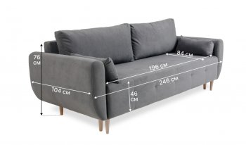 Диван 920 серый (Brendoss) в Ивделе - ivdel.mebel-e96.ru