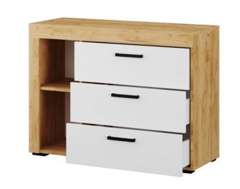 Комод Адель белый (Текс) в Ивделе - ivdel.mebel-e96.ru