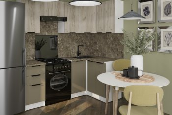 Кухонный гарнитур Альба оптима 5 1200х2000 мм (Герда) в Ивделе - ivdel.mebel-e96.ru