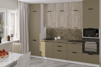 Кухонный гарнитур Альба экстра 3000 мм (Герда) в Ивделе - ivdel.mebel-e96.ru