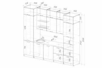 Кухонный гарнитур Альба экстра 2 3000 мм (ПМ)  (Герда) в Ивделе - ivdel.mebel-e96.ru