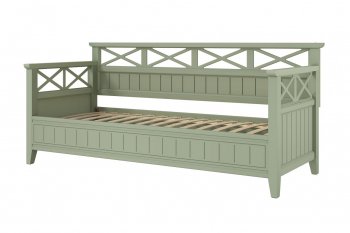 Кровать из массива Амелия зеленый самшит (БМ) в Ивделе - ivdel.mebel-e96.ru