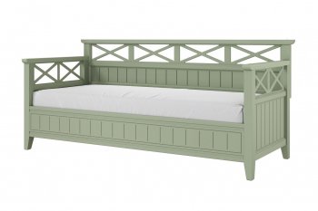 Кровать из массива Амелия зеленый самшит (БМ) в Ивделе - ivdel.mebel-e96.ru