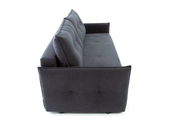 Диван Аура 3П, велюр Ультра грей (темно-серый) (Аврора) в Ивделе - ivdel.mebel-e96.ru