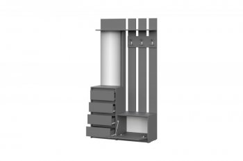 Прихожая Айден ВШ06-1100 серый графит (ИЦ) в Ивделе - ivdel.mebel-e96.ru