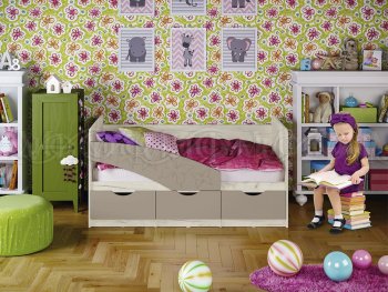 Кровать Бабочки Шарли мокко (Миф) в Ивделе - ivdel.mebel-e96.ru