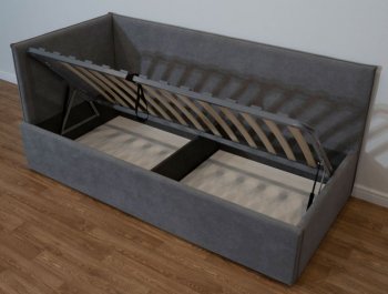 Диван-кровать Бенто с ПМ, велюр Маус (ДСВ) в Ивделе - ivdel.mebel-e96.ru