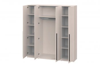 Шкаф 2000 мм Берген ШК-2000 с зеркалом кашемир (ИЦ) в Ивделе - ivdel.mebel-e96.ru