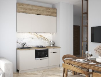 Кухонный гарнитур 1800 мм Бохо (Стиль) в Ивделе - ivdel.mebel-e96.ru