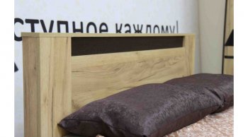 Кровать с подъемным механизмом Бостон дуб крафт (Лин) в Ивделе - ivdel.mebel-e96.ru