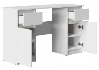Стол письменный Бостон лайт СП-002 белый (Стиль) в Ивделе - ivdel.mebel-e96.ru