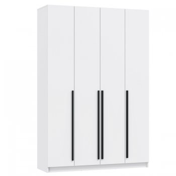 Шкаф 1600 мм 67.13 Брандо ЛДСП белый (высота 2400) (Олмеко) в Ивделе - ivdel.mebel-e96.ru