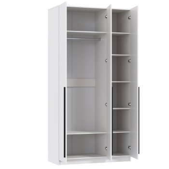 Шкаф 1200 мм 67.12 Брандо ЛДСП Белый (высота 2400) (Олмеко) в Ивделе - ivdel.mebel-e96.ru