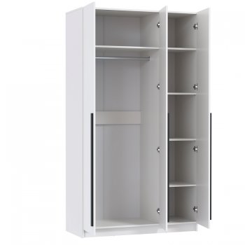 Шкаф 1200 мм 67.15 Брандо ЛДСП Белый (высота 2150) (Олмеко) в Ивделе - ivdel.mebel-e96.ru