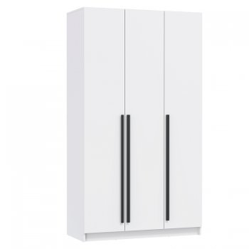 Шкаф 1200 мм 67.15 Брандо ЛДСП Белый (высота 2150) (Олмеко) в Ивделе - ivdel.mebel-e96.ru