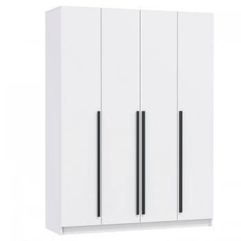 Шкаф 1600 мм 67.16 Брандо ЛДСП белый (высота 2150) (Олмеко) в Ивделе - ivdel.mebel-e96.ru