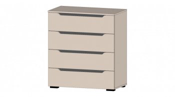 Британа Комод 4 ящика (Лин) в Ивделе - ivdel.mebel-e96.ru