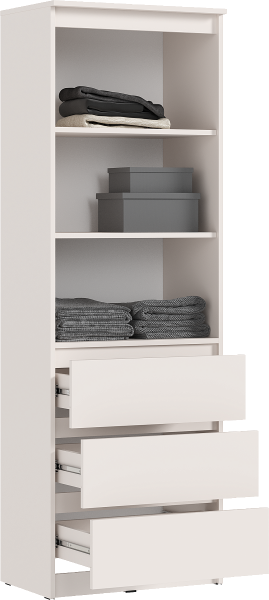 Письменный стол + Стеллаж Челси кашемир (Миф) в Ивделе - ivdel.mebel-e96.ru