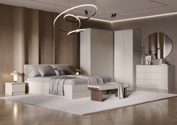 Спальный гарнитур Челси Кашемир. модульный (Миф) в Ивделе - ivdel.mebel-e96.ru