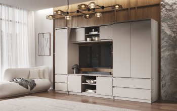 Стенка Челси Кашемир (Миф) в Ивделе - ivdel.mebel-e96.ru