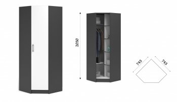 Шкаф угловой Чикаго (Имп) в Ивделе - ivdel.mebel-e96.ru