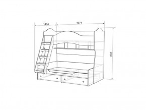 Набор детской мебели Алиса (модульная) в Ивделе - ivdel.mebel-e96.ru