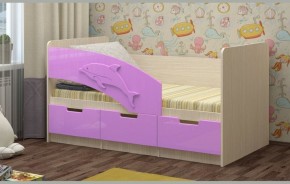 Детская кровать Дельфин-6 МДФ, 80х180 в Ивделе - ivdel.mebel-e96.ru