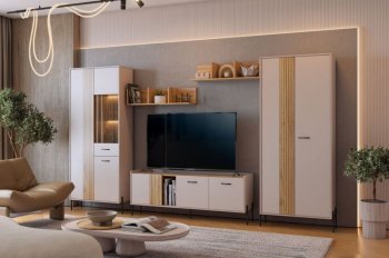 Стенка Доминика модульная  (Мебельсон) в Ивделе - ivdel.mebel-e96.ru