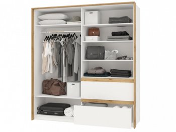 Шкаф 2000 мм Дубай сек №11 (Росток) в Ивделе - ivdel.mebel-e96.ru