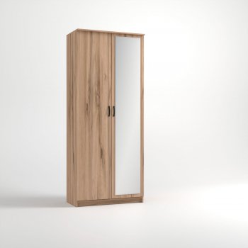 Шкаф 960 мм 2-х ств. «Дуэт Люкс» с зеркалом (Эко) в Ивделе - ivdel.mebel-e96.ru