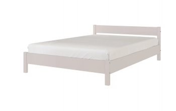Кровать из массива Эби Льняной (БМ) в Ивделе - ivdel.mebel-e96.ru
