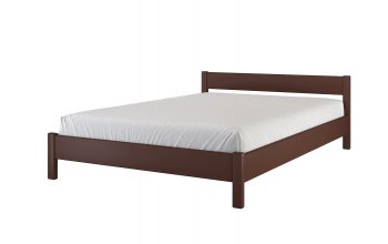 Кровать из массива Эби Орех (БМ) в Ивделе - ivdel.mebel-e96.ru