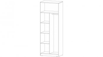 Шкаф 800 мм Элегант Белый (Лин) в Ивделе - ivdel.mebel-e96.ru