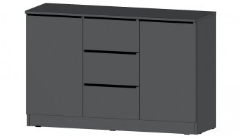 Спальный гарнитур Элегант, графит, модульный (Лин) в Ивделе - ivdel.mebel-e96.ru