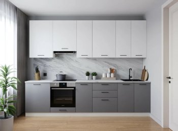 Кухонный гарнитур высокий Элеганция 3000 мм (Санвут) в Ивделе - ivdel.mebel-e96.ru