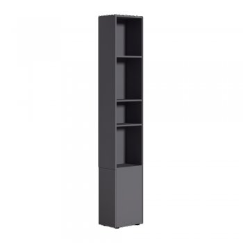 Шкаф модульный Эйр, графит (Моби) в Ивделе - ivdel.mebel-e96.ru