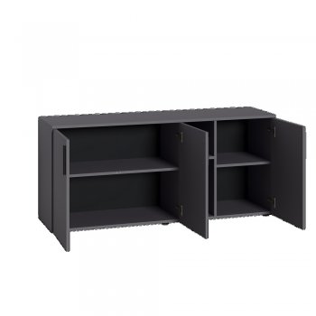 Тумба под ТВ Эйр 16.55 графит (Моби) в Ивделе - ivdel.mebel-e96.ru