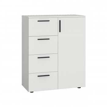 Комод Эйр 16.241 белый (Моби) в Ивделе - ivdel.mebel-e96.ru