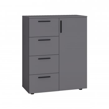 Комод Эйр 16.241 графит (Моби) в Ивделе - ivdel.mebel-e96.ru